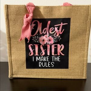 Reusable Tote Bag with Floral Design